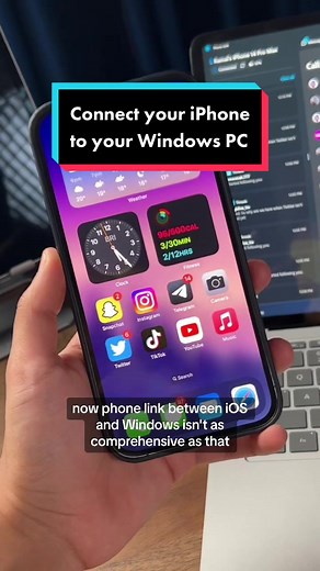 How to set up Phone Link: @Ramal Media #fyp #tech #windows #windows11 #windowstips #iphonetricks