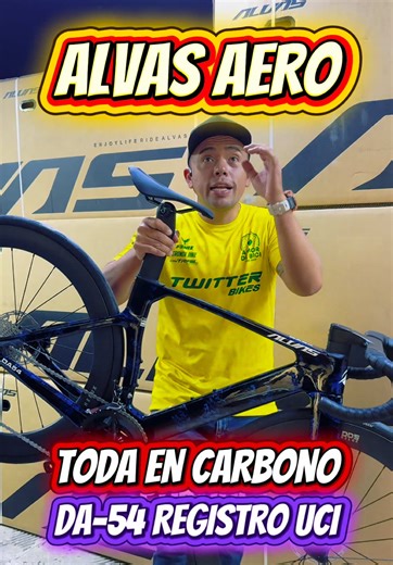 Bicicleta Alvas DA-54 en Carbono: La Opción Perfecta