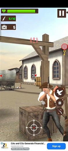 Western Survival Shooting - Ultimate Survival Gameplay! #shorts