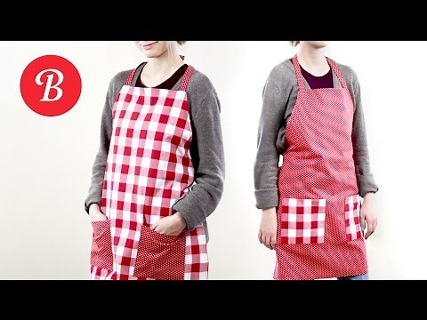 DIY Reversible Apron | Sew-It-Yourself