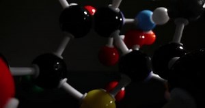 Multi-colored Molecular Connections On Black Background Stock Footage Video (100% Royalty-free) 1103941589 | Shutterstock