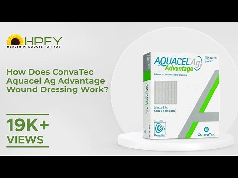 ConvaTec Aquacel Ag Advantage Wound Dressing In Action