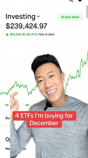 Eric Pan on Instagram: "🚀Comment "STOCK" to see my portfolio and live trades or "UPDATE" to sign up for my free newsletter where I share weekly recaps, investment ideas and additional insights 📊 3 ETFs I’m Buying for December 🔥 VDE (Energy Sector ETF) 💰 VFH (Financial Sector ETF) 📈 ETHA (Ethereum ETF) I know I mentioned 4 ETFs but ran out of time"