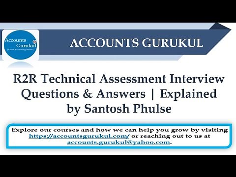 R2R: Technical Assessment Interview Questions & Answers | Explained by Santosh Phulse