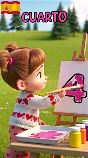 Aprende los números del 1-10 #shorts #spanish