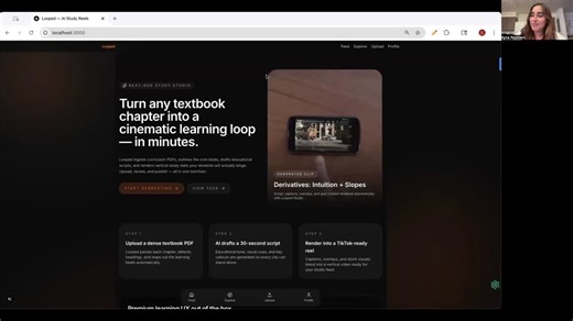Won 1st place at USC AI Hackathon with Looped, an AI study video generator | Kyna Rochlani posted on the topic | LinkedIn