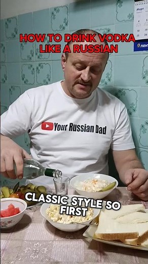 how to drink vodka like a Russian #russia #vodka
