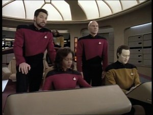 Starfleet Records: Jean Luc Picard, Captain of the USS Enterprise NCC-1701-D. Dyson Sphere. SD: 46125.3 (2369) #captainpicard The following day, Picard asks La Forge in his ready room about recovering the logs of the Jenolan for their orbital survey scan, but the engineer says that all efforts so far have yielded very little, as the ship's computer core was heavily damaged when it crashed. Picard suggests having Scott assist in trying to recover the ship's logs; La Forge agrees that Scott would 