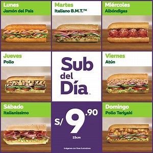 En Subway tus días no solo son buenos, ¡Son deliciosos!😎✨ | Subway - Perú