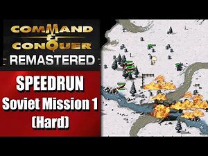 SPEEDRUN: Command and Conquer REMASTERED - Red Alert Soviet Mission 1 (Hard)