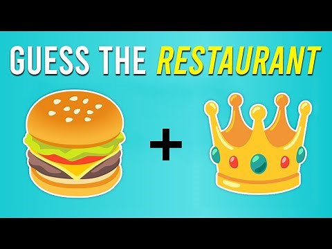 Can You Guess The Fast Food Restaurant by Emoji? Fast Food Emoji Quiz