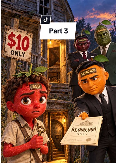 Strawberry Boy Buys $10 House — Fruit AI Story (Part 3)