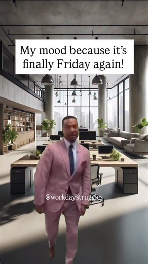 9.1K views · 562 reactions | It’s finally Friday! 拾 Follow @workdaystruggles for more relatable and funny work memes. #fridaymood #fridayfunny #officememes #9to5humor #weekendvibes #workweekdone #workdaystruggles #funnyworkmemes #weekendready #fridayfeels #workdaystruggles funny Friday meme, workday struggles, Friday work humor, TGIF quotes, end of work week, weekend ready, Friday dance meme, office humor Friday, relatable work memes, Friday motivation | Workday Struggles | Facebook