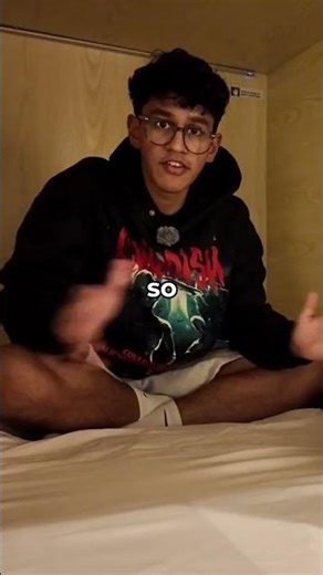 I Slept in a Capsule Hotel and It Was Like a Coffin #shorts