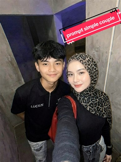 Tenang itu di sampingmu | prompt geminiai pro terbaru nongkrong di cafe outdoor minimalis modern bareng pasangan🧋📸 1. Open Gemini🍌 2. Upload Your Image. 3. Copy and Paste the Prompt. Subject: Person in the image Prompt: Sebuah foto portrait realistis di sebuah kafe outdoor pada malam hari dengan atmosfer urban yang santai. Di tengah komposisi, seorang pemuda mengenakan kaos polo hitam dengan detail tulisan putih duduk bersedekap di samping seorang gadis cantik yang mengenakan hijab motif leop
