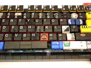 Working LEGO Computer Keyboard