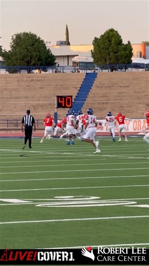 Bobcats Colton Kent gets his defense off the field with sack! Tie game midway through the 2nd quarter. San Angelo Central Bobcats trailed Cooper High School-ABILENE ISD 14-10 at the half. Robert Lee Care Center. Follow #txhsfb on San Angelo LIVE! | San Angelo LIVE!