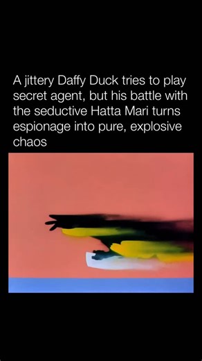 Explaining Cartoons on Instagram: "Follow me👉@explainingcartoons “Plane Daffy” (1944) is a World War II–era Looney Tunes short where Daffy Duck plays a jittery American spy assigned to guard a secret airfield. His mission quickly goes off the rails when he crosses paths with the glamorous enemy agent Hatta Mari, whose seductive charms constantly short-circuit Daffy’s already fragile nerves. The cartoon leans hard into rapid-fire gags, exaggerated patriotism, and Daffy’s trademark screwball ener