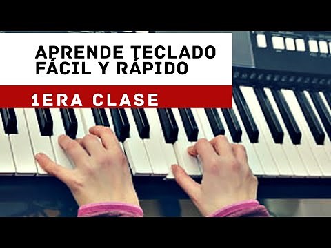 CLASES DE TECLADO para principiantes 🎹 | Aprender teclado RÁPIDO y FÁCIL 😲🚀 CLASE 1