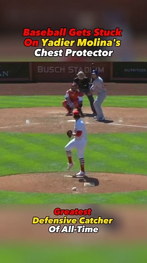 Yadier Molina Baseball Highlights: Unbelievable Chest Protector Play!