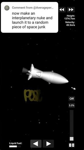 Launching a NUKE in Spaceflight Simulator!