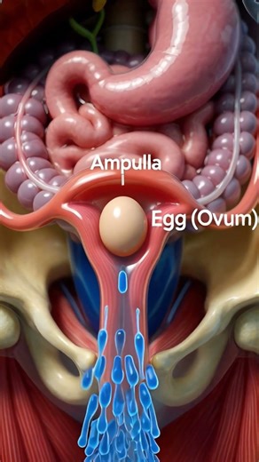 Where Does Fertilization Happen? | Ampulla Explained (3D Animation)