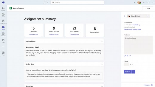 Introducing Search Progress: A new way to assign and track research projects in Microsoft Teams | Microsoft Community Hub