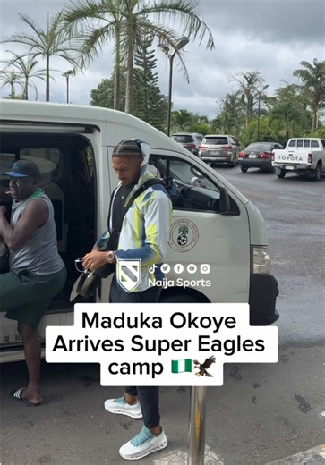 Maduka Okoye arrives Super Eagles camp in Uyo