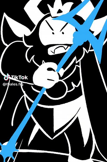 Undertale Frisk and Asgore Animatic Battle
