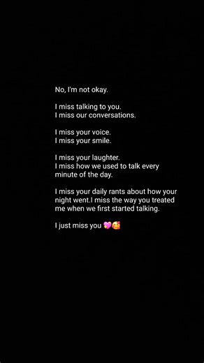 My dear, I miss your smile, your touch, your love so much. It's hard to be without you. I'm looking forward to seeing your smiling face. i miss you babe 💖 Heartfelt Romantic Love Quotes For You My Sweetheart #heartfeltlovemessage #forever #sadlovepoetry #relationships #forhimorher #imissyou #crush #truelove #hearttouching #girlfriend #boyfriend #husband #wife #mylove #Romantic #romance #englishpoetry #soulmate #dating #darling | Love Poems And Messages