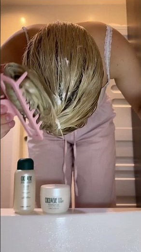 Blonde Hair Bond Repair Routine #blondehair #bondrepair #haircare #shinyhair #cheveuxcourts #blonde