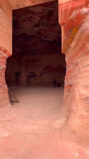 Inside the Urn Tomb, Petra, Jordan, is a stunning example of ancient rock-cut architecture. Credit: Petra - Jordan | Ancient Civilizations