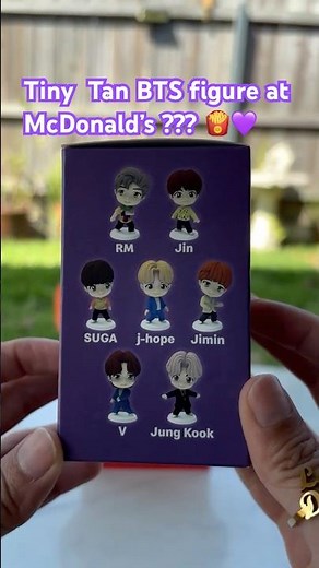 New McDonald’s BTS ✨💜 Happy Meal Toys #unboxing #bts #dynamite #toys #kpop #mcdonalds #jungkook