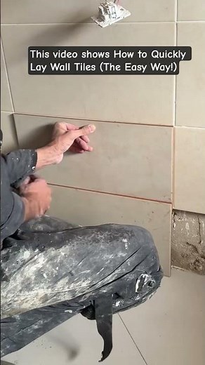 The Tiler's Secret: Setting That Final Bottom Row Tile Perfectly #diy