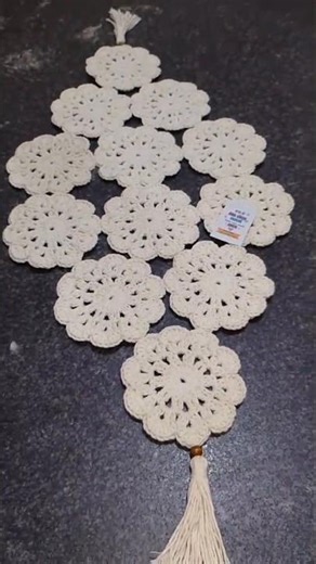 Table Runner | Step-by-Step Tutorial on my channel: Ateliê Ana Lúcia #crochet