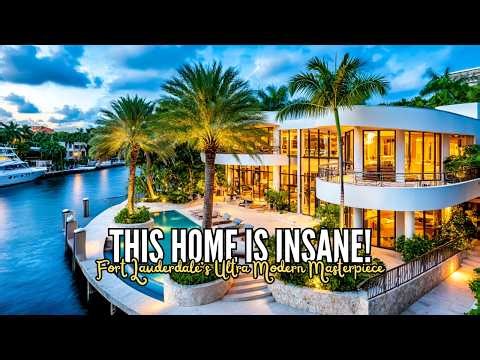 🌴 Inside Fort Lauderdale’s Ultra Modern Luxury Home! | Next Level Design 2025