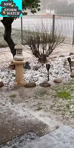 Wow more hail footage from Walgett NSW sent in to storm watch by Sharnie Rea Saunders | New South Wales STORM WATCH