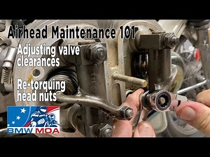 Airhead Maintenance 101: Valve clearance adjustments and re-torquing the head nuts (1976 BMW R90/6)