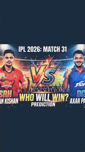 SRH vs DC|Match 31|IPL 2026 #tarot #ipl2026 #srh #dc