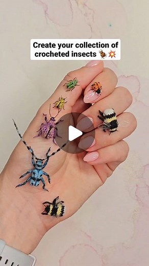 Amigurumi Designs & Crochet Patterns on Instagram: "💥 Create your collection of crocheted insects! 💥Just follow my link in the profile description⤴️ to crochet these cool beetles today!🪲 Or do you prefer bumblebees more?🐝 Perhaps ladybugs are your favorites?🐞 Hurry and visit my Etsy page to start crafting your crocheted world! Best wishes, NansyOops #amigurumi #crochetdesign #crochetpattern #crochettoy #crochetbee #amigurumibee #insects #insectlovers #mini