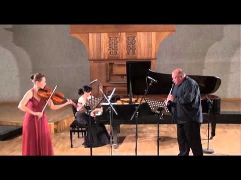 Wolfgang Amadeus Mozart - Trio for piano, clarinet and viola "Kegelstatt", KV 498, Es-Dur
