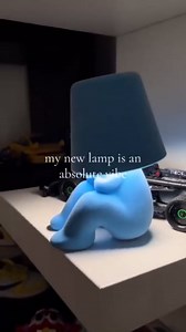 Touch Control Character Table Lamp - Modern Creative Design Bedside Lamps with USB Port, 3 Way Dimmable, Modern Night Light for Home Living Room Office Shelf Decor (Red)