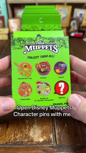 Open Muppet pins with me. It’s not often that I pick up Muppets pins. I usually stick with Princess pins, but I couldn’t leave these behind. 😁 #disneypins #loungeflypins #pin #disney #unboxing