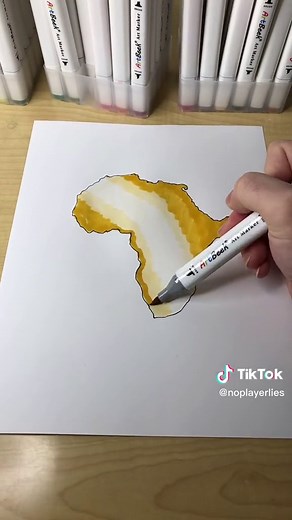 How to Draw Tiger Print with Markers Tutorial