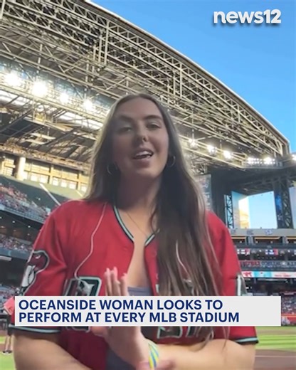 PLAY BALL! News 12 photojournalist Karina Robledo shows the singer's journey so far. https://bit.ly/3HpDAGS | News 12 Long Island