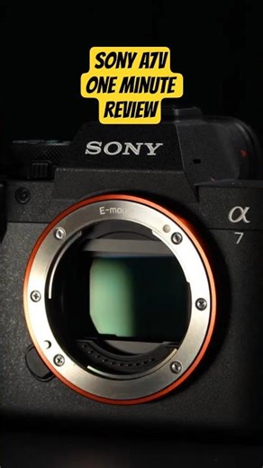 Sony A7V One Minute Impressions #sony #photography #camera