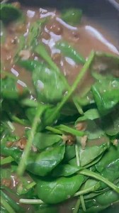 Fresh Young Baby Spinach Filipino Mung Bean Soup #viralvideo #satisfying #munggo #ginisa #trending