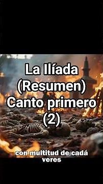 La Ilíada ( resumen) Canto primero (2) #history #libros #mitologia #historia