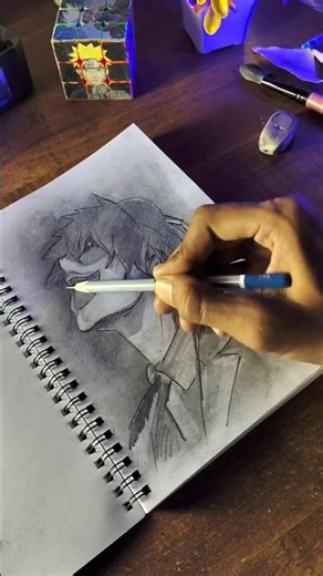 Death note character L Drawing #drawing #shorts