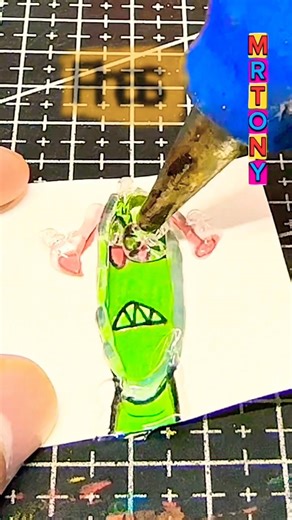 Sprunki OC Angry Alien Pocoyo phase 1,2 hot glue dispenser #sprunki #angryalien #hotgluedispenser